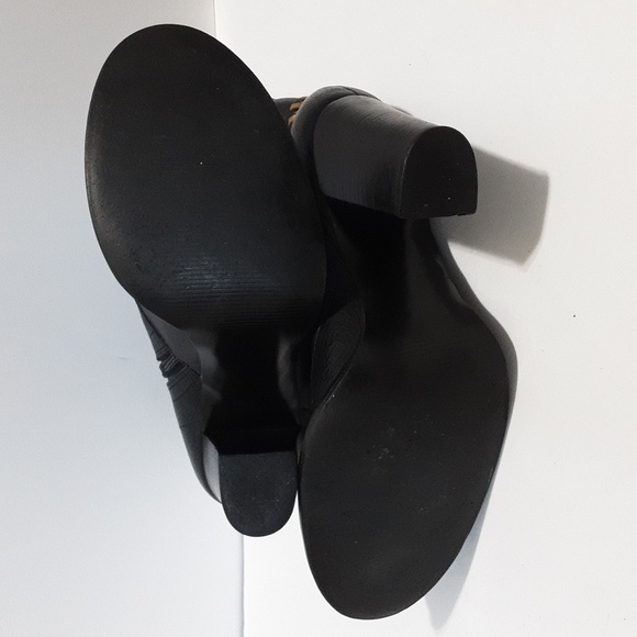 Carlos by Carlos Santana equal women leather boots black 8.5M festival boho Y2K - Picture 9 of 13